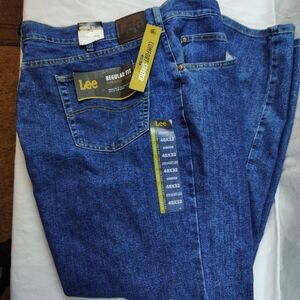 Lee Men's Classic Indigo Straight Jeans